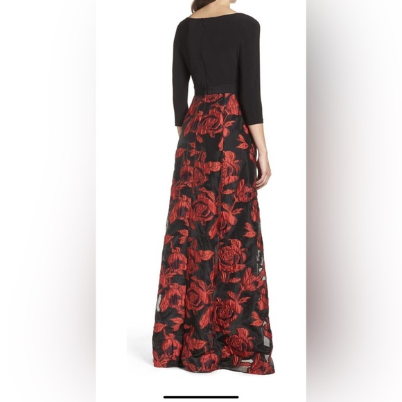 Adrianna Papell - High Low Floral Jacquard - SIZE US 4 - WORN ONCE - Picture 2 of 10